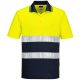 Portwest S175 Hi-Vis Kéttónusú könnyű póló S/S Sárga/Navy - XL