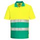 Portwest S175 Hi-Vis Kéttónusú könnyű póló S/S Sárga/Kékeszöld - XL