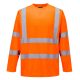 Portwest S178 Hi-Vis hosszú ujjú póló Narancs - L