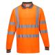 Portwest S271 Hosszú ujjú Cotton Comfort pólóing Narancs - L