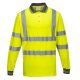 Portwest S271 Hosszú ujjú Cotton Comfort pólóing Sárga - L