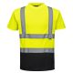 Portwest S378 Kéttónusú póló Sárga/Fekete - 6XL