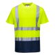 Portwest S378 Kéttónusú póló Sárga/Navy - 4XL