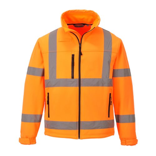 Portwest S424 Jól láthatósági Softshell dzseki (3L) Narancs - M