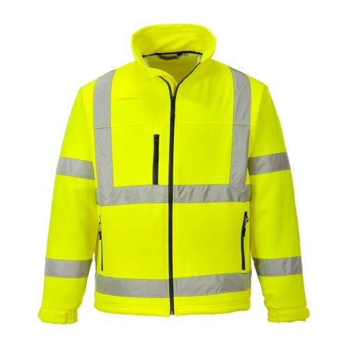 Portwest S424 Jól láthatósági Softshell dzseki (3L) Sárga - XL
