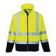 Portwest S425 Láthatósági kontraszt Softshell (3L) Sárga/Navy - L