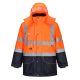 Portwest S426 Hi-Vis 7 az 1-ben kontraszt Traffic kabát Narancs/Navy - XL