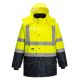 Portwest S426 Hi-Vis 7 az 1-ben kontraszt Traffic kabát Sárga/Navy - L