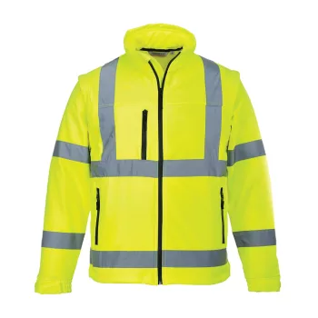   Portwest S428 Jól láthatósági Softshell dzseki (3L) Sárga - M