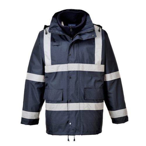 Portwest S431 Iona 3 iaz 1-ben Traffic kabát Navy - 3XL