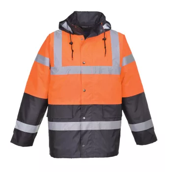   Portwest S467 Hi-Vis Kéttónusú Traffic kabát Narancs - XS