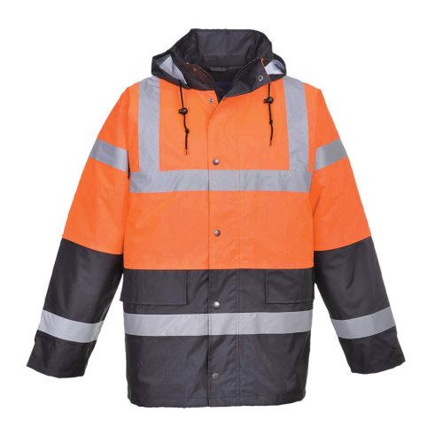 Portwest S467 Hi-Vis Kéttónusú Traffic kabát Narancs - 4XL
