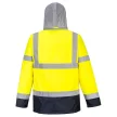 Portwest S471 Hi-Vis 4 az 1-ben Contrast Traffic kabát Sárga/Navy - 3XL