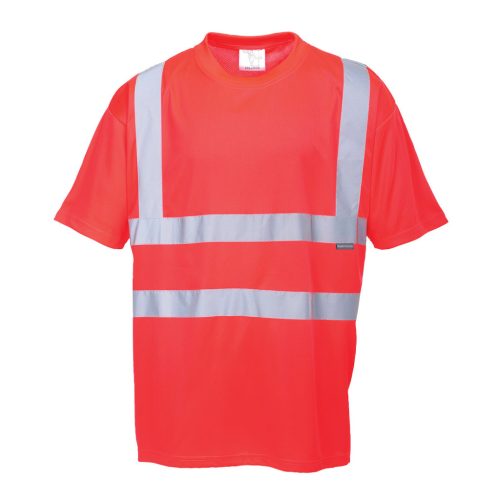 Portwest S478 Hi-Vis póló Piros - M