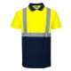 Portwest S479 Kéttónusú pólóing Sárga/Navy - 4XL
