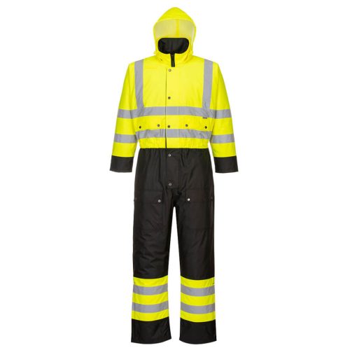 Portwest S485 Hi-Vis Contrast bélelt overál Sárga/Fekete - 7XL
