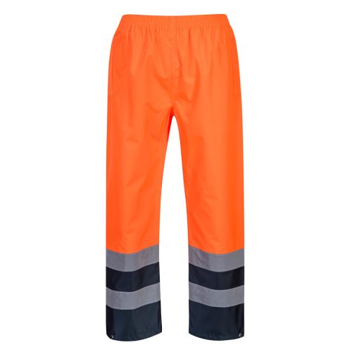 Portwest S486 Hi-Vis kéttónusú Traffic nadrág Narancs - L