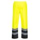 Portwest S486 Hi-Vis kéttónusú Traffic nadrág Sárga/Fekete - 3XL