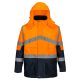 Portwest S760 Hi-Vis kéttónusú lélegző kabát Narancs/Navy - XXL
