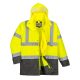 Portwest S768 Hi-Vis Executive 5 az 1-ben kabát Sárga/Szürke - M