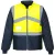 Portwest S769 Hi-Vis kéttónusúkabát - kifordítható Sárga/Navy - XL