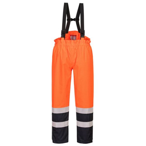 Portwest S782 Bizflame Rain Hi-Vis Multi-Protection nadrág Narancs/Navy - M