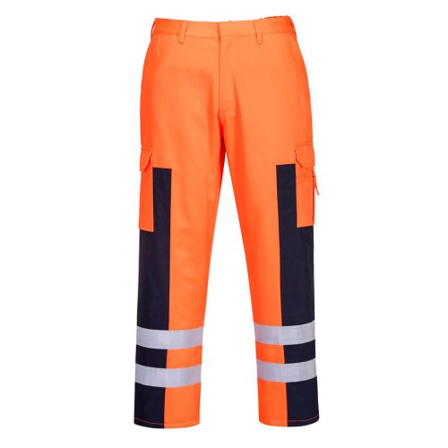 Portwest S919 Hi-Vis Ballistic nadrág Narancs/Navy - L