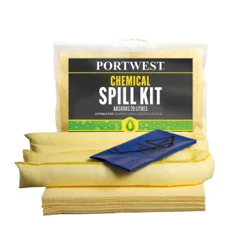 Portwest SM90 20 liter vegyi szorbens készlet Sárga