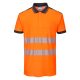 Portwest T180 PW3 Hi-Vis pólóing S/S Narancs/Fekete - 4XL