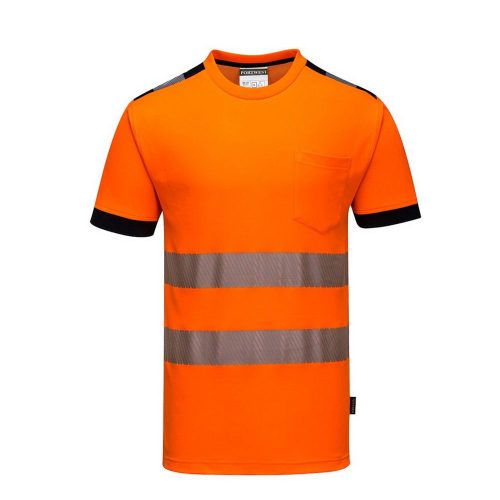Portwest Vision jól láthatósági póló narancs/fekete XL