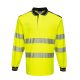 Portwest T184 PW3 Hi-Vis hosszú ujjú pólóing Sárga/Fekete - S
