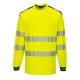 Portwest T185 PW3 Hi-Vis hosszú ujjú póló Sárga/Fekete - 3XL