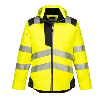 Portwest T400 PW3 Hi-Vis télikabát Sárga/Fekete - 5XL