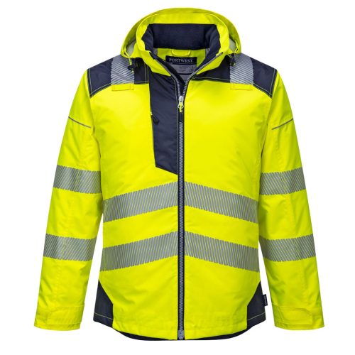 Portwest T400 PW3 Hi-Vis télikabát Sárga/Navy - L