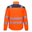 Portwest T402 PW3 Hi-Vis Softshell kabát Narancs/Szürke - XXL