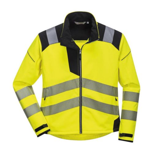 Portwest Vision Hi-Vis softshell kabát T402 sárga 4XL