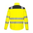 Portwest T402 PW3 Hi-Vis Softshell kabát Sárga/Fekete - 6XL