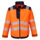 Portwest T500 PW3 Hi-Vis kabát Narancs/Navy - M
