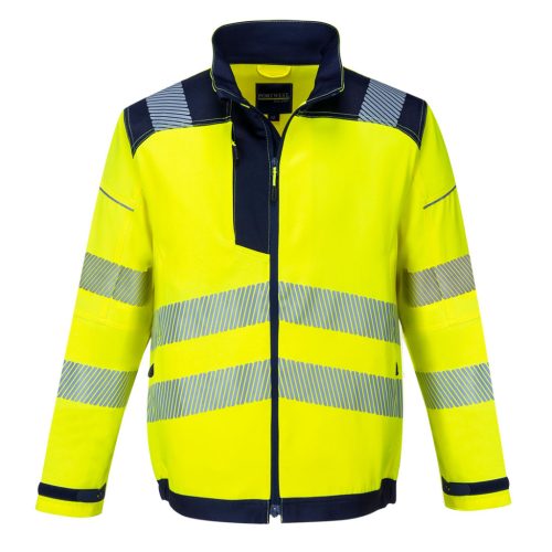 Portwest T500 PW3 Hi-Vis kabát Sárga/Navy - XXL