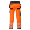 Portwest T501 PW3 Hi-Vis Holster nadrág Narancs/Navy - 30