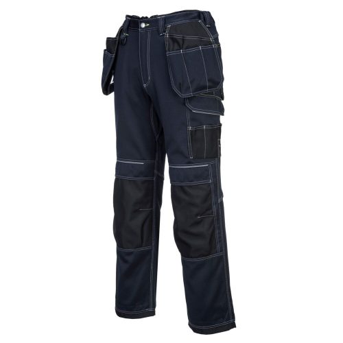 Portwest T602 PW3 Holster Work lengőzsebes nadrág Navy/Fekete - 28