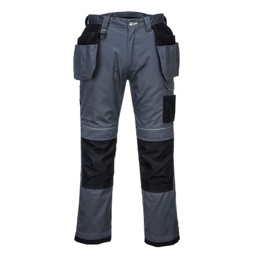 Portwest T602 PW3 Holster Work lengőzsebes nadrág Szürke/Fekete - 30