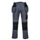 Portwest T602 PW3 Holster Work lengőzsebes nadrág Szürke/Fekete - 46