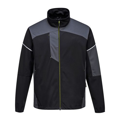 Portwest T620 PW3 Flex Shell kabát Fekete/Szürke - 3XL