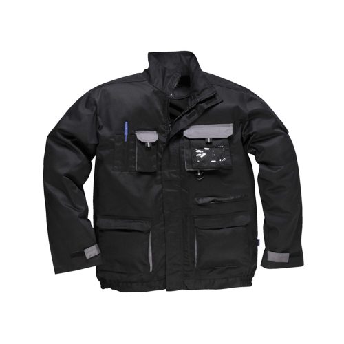 Portwest Texo Contrast bélelt munkavédelmi kabát TX18 fekete L
