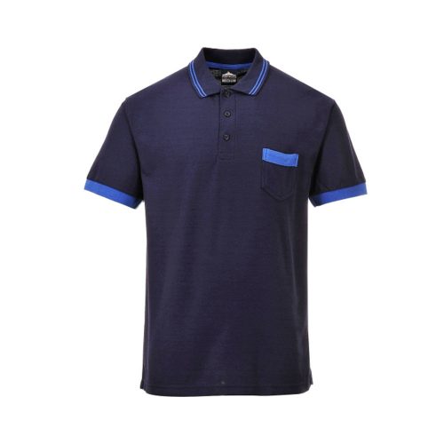 Portwest TX20 Texo Contrast pólóing Navy - XL