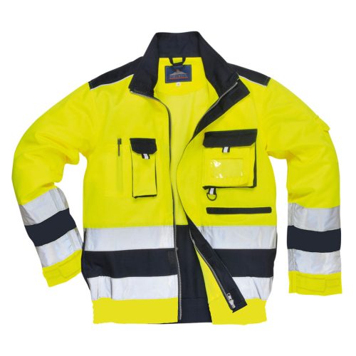 Portwest TX50 Lille Hi-Vis kabát Sárga/Navy - L