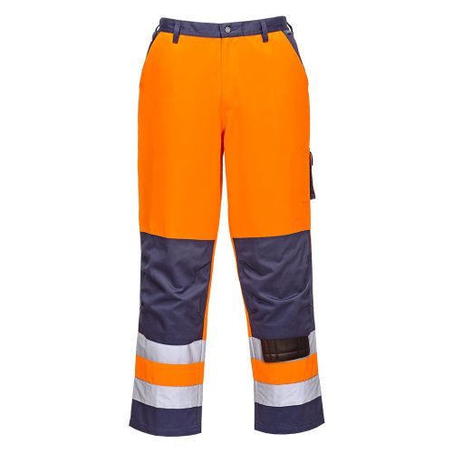 Portwest TX51 Lyon Hi-Vis nadrág Narancs/Navy - L