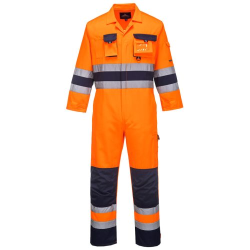 Portwest TX55 Nantes Hi-Vis overál Narancs/Navy - M