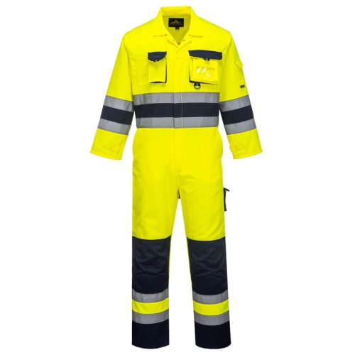 Portwest TX55 Nantes Hi-Vis overál Sárga/Navy - 3XL